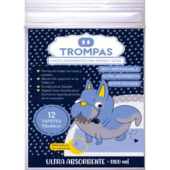 GENERAL - Tapetes Absorbente de Orina Mascotas Trompas 12 Und 90x60cm