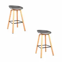 EKONOMODO COLOMBIA - Silla Bar Milyi Gris set x 2