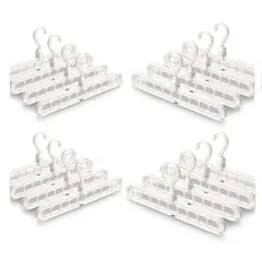 ENERGY PLUS - Combo: 4 juegos de Ganchos ahorradores de espacio x 4 Unid