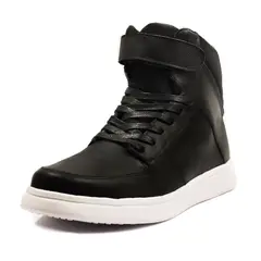 VILLABONR - Tenis Para Hombre Cuero VA-3001 Negro