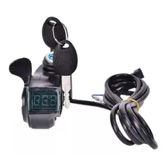 GENERICO - Acelerador Para Bicicletas Electricas 12v A 99v Con Llave