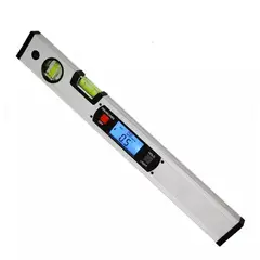 GENERICO - Inclinometro Nivel Digital Medidor Angulo 400mm sin imanes