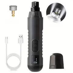 GENERICO - Corta Uñas Eléctrico Pulidor Para Perros Y Gatos Mascotas