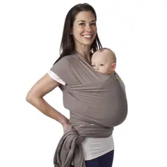 COZYTOS - Fular CONVENCIONAL -GRIS CARBON cargador porta bebes