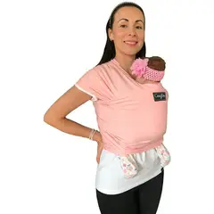 COZYTOS - Fular CONVENCIONAL -ROSADO cargador porta bebes
