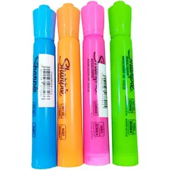 SHARPIE - Resaltadores punta biselada x4 colores