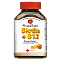 GENERICO - Biotin + B12 Prime Health X 60 Tabletas