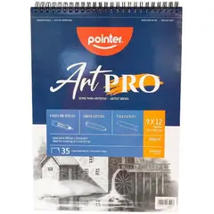 POINTER - Bitácora De Dibujo ART PRO 9 x 12 P X35 H Argollado