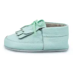 PAPOS - Cascarita Mechas Verde Menta - Zapatos Bebés - Verde