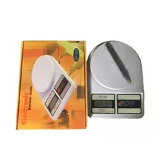 GENERICO - Gramera Pesa Báscula Electrónica 10 Kilos Tara + Pilas