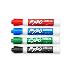 EXPO - Marcador Borrable Para Tablero X 4 Unds.