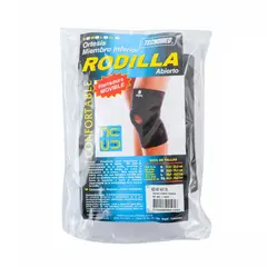 TECNOMED - Soporte Rodilla Herradura Movible Talla S Negro