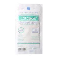 ALFA SAFE - Guantes Esteril 6 1/2 Un Par