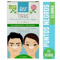 TEZ - Tiras Facial Elimina Puntos Negros X 6und.---