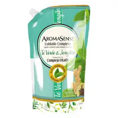 AROMASENSE - Jabon Liquido Te Verde Y Jengibre X 800ml