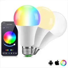 GENERICO - Bombillo Smart LED Inteligente RGB Multicolor Wifi Google Amazon 9w