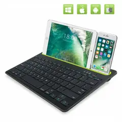 GENERICO - Teclado Bluetooth Recargable Para Pc Cel Mac Porta Celular