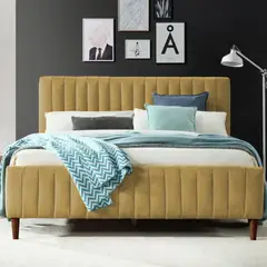 EKONOMODO COLOMBIA - Colchon Semidoble 1 Pillow con Cama en pino Vitale Taupe 120x190 cm