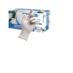 PRECISION CARE - Guantes De Látex Talla M X 100 Unidades