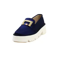 BALLERINA - Mocasines Azul Ballerinas Lupe
