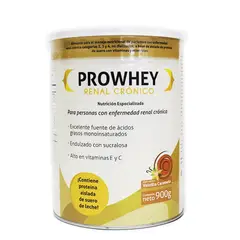 PROWHEY - Renal Crónico Polvo Vainilla Caramelo Lata X 900g