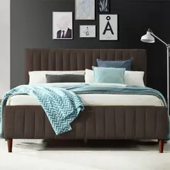 EKONOMODO COLOMBIA - Colchon Doble 1 Pillow con Cama en pino Vitale Cafe 140x190 cm