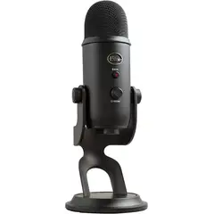 LOGITECH - Micrófono Blue Yeti Usb Profesional Grabación Negro 988-000504