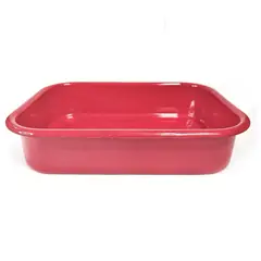CRIOLLA - Bandeja 335x225x75 cm rojo Peltre