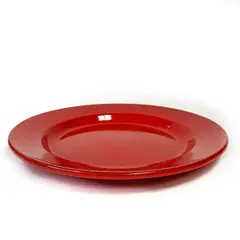 CRIOLLA - Plato plano 26 cm rojo Peltre.