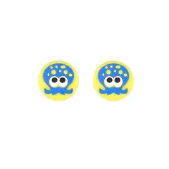 GENERICO - Protectores de Joystick para Nintendo Switch - Ultra Ligero Amarillo Splatoon 3 Pulpo 2