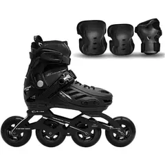 CANARIAM - Patines Blackmagic Pro Plus Negro kit Talla 31-34