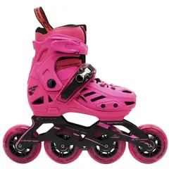 CANARIAM - Patines semiprofesionales Blackmagic Pro Plus Fucsia Talla 31-34