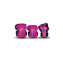 CANARIAM - Kit de protección para patinaje fucsia