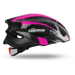 CANARIAM - Casco para ciclismo sonic fucsia