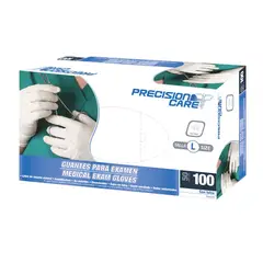PRECISION CARE - Guantes De Látex Talla L X 100 Unidades