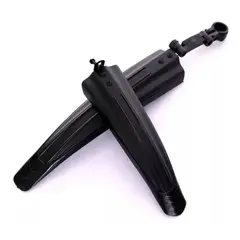 GENERICO - Guardabarros Guardafangos Bicicleta Negros Plasticos Liviano