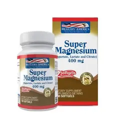 HEALTHY AMERICA - SUPER MAGNESIO Formula X 400 Mg X 100 Soft - Healthy Americ