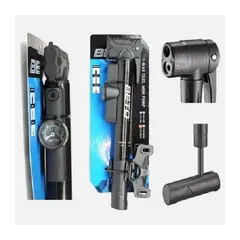 BETO - Inflador Mini Bomba Aire Bicicleta 120Psi Con Manómetro