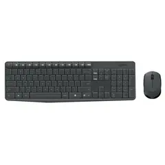 LOGITECH - Combo Teclado y Mouse Inalámbrico MK235 Español