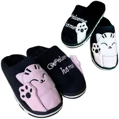 MULTIPLACE COLOMBIA - Pantuflas de peluche para mujer importadas