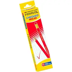 MONGOL - Lápiz Rojo Caja X12 Unidades