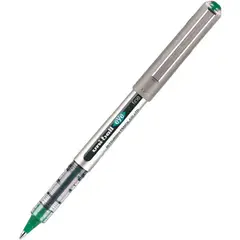 UNI BALL - Bolígrafo uni-ball eye fine verde con tapa. trazo fino de 0.7 mm