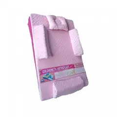 GENERICO - Colchoneta antirreflujo de bebe antialérgica 50x75x14 rosada