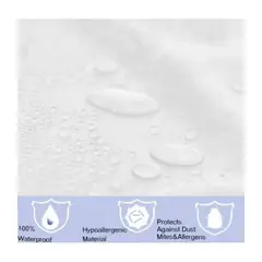GENERICO - Colchon colchoneta para bebe 70x100x11 forro antifluido