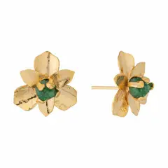 ENIGMA - Aretes Topo Adorada Dorado.
