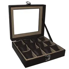 MULTIPLACE COLOMBIA - Relojera estuche para relojes de lujo 12 puestos