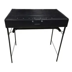 GENERICO - Parrilla Asador De Lujo A Carbon 60x35cm Portatildesarmable