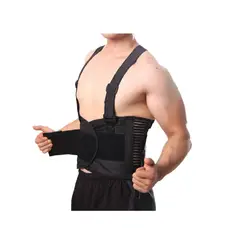 GENERICO - Cinturón De Carga Para Espalda Levanta Pesas faja fuerza