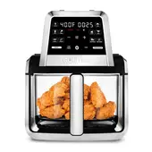 GOURMET - Freidora de Aire en Vidrio de 6,6 Litros Gourmia