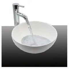 GENERICO - Lavamanos Blanco Tazon 32cm No Incluye Griferia